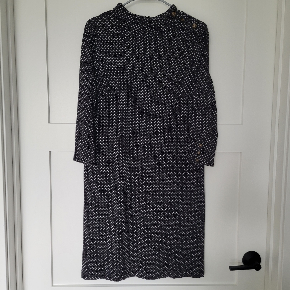 Talbots Black ¾ Sleeve Dress